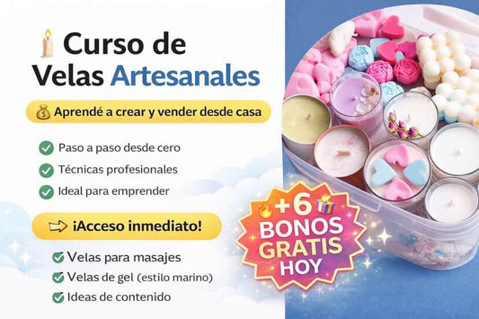 Velas artesanales desde cero